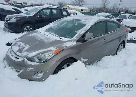 2013 Hyundai Elantra Gls z USA, uszkodzony, nr VIN 5NPDH4AE2DH350122